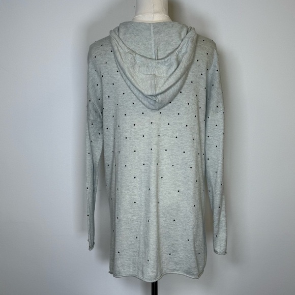 Nic + Zoe Soft Gray Twinkle Pullover Cashmere Cotton Blend Women’s Size Small - Picture 4 of 7